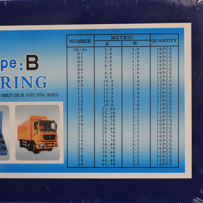고온 저항 O 반지 키트 발굴기/전압 저항/ FKM 재료 유형