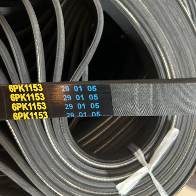 오토 6PK 커스터마이징 가능한 EPDM 엔진 리버드 벨트 OEM 지원 고무 팬 벨트 자동차 사용 자동차 드라이브 PK V 벨트 크기